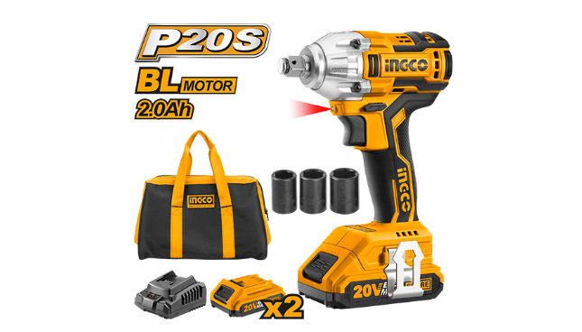LI ION CORDLESS IMPACT WRENCH 20V (1/2IN) (EXCL BAT)