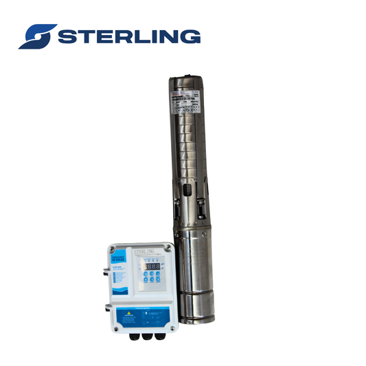 Solar Submersible Pump Complete With 4X430W Mono Panels - 4Sdc72V/101/1100W Stainless Steel
