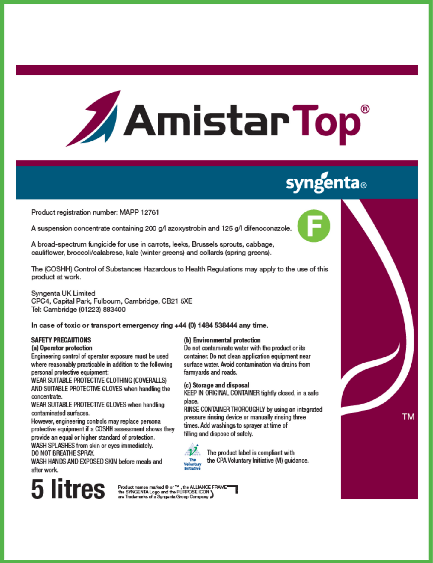 Amistar® Top 325 SC Syngenta