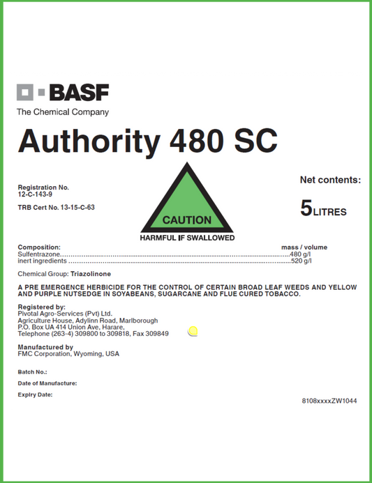 Authority® 480SC FMC