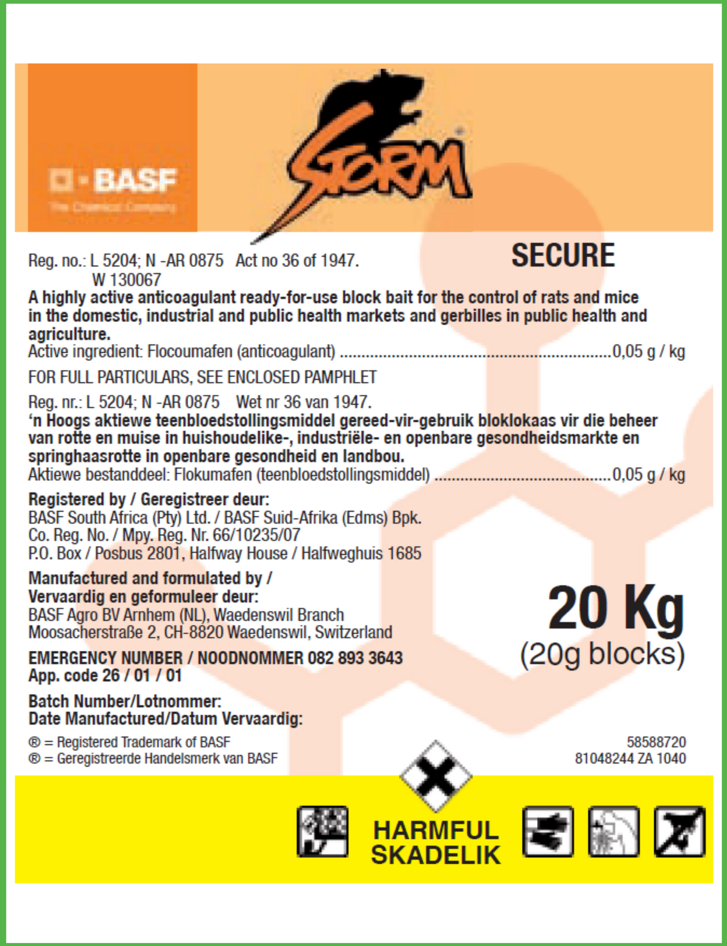 Storm Secure® BASF