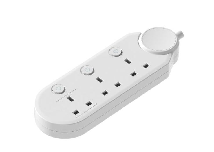 Extension socket 3 Gang, Universal
