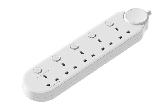 Extension socket 5 Gang, 5M, Universal