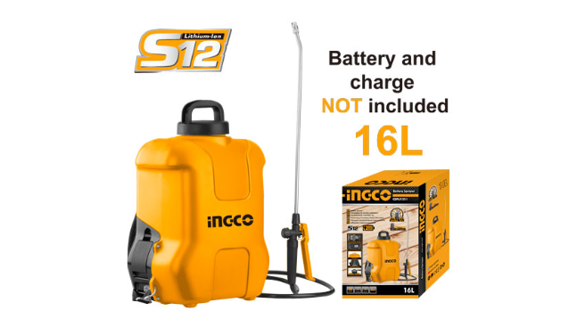 LI ION CORDLESS BACKPACK SPRAYER 16L 20V