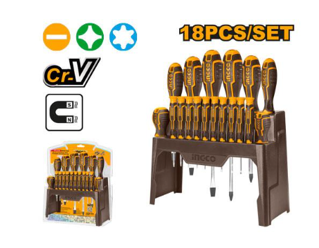 18PCS SCREWDRIVER AND PRECISION SCREWDRILL