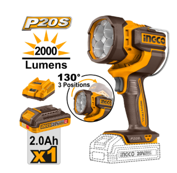 LI ION CORDLESS WORK LAMP 20V