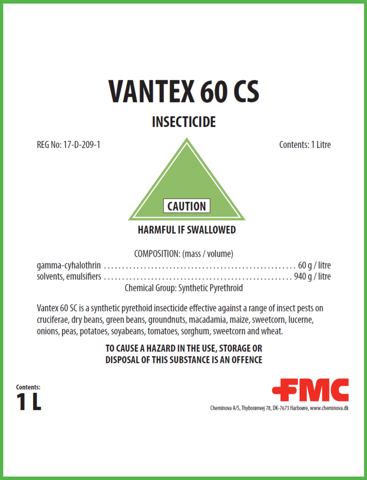 Vantex 60CS FMC