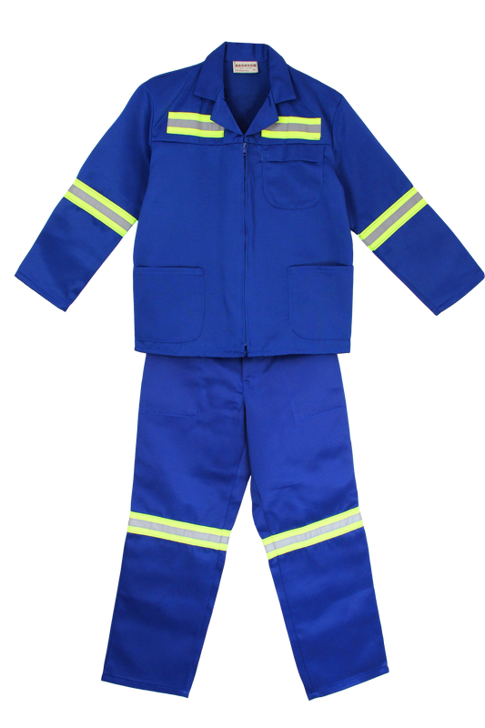 Polycott Worksuits Reflective
